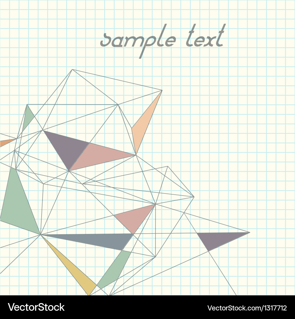 Geometric Abstract Background Vector Image
