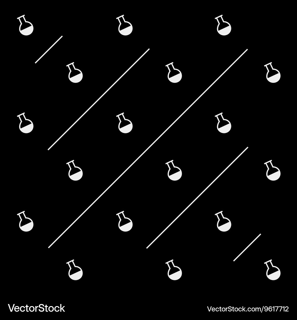 Geometric simple monochrome pattern Vector Image