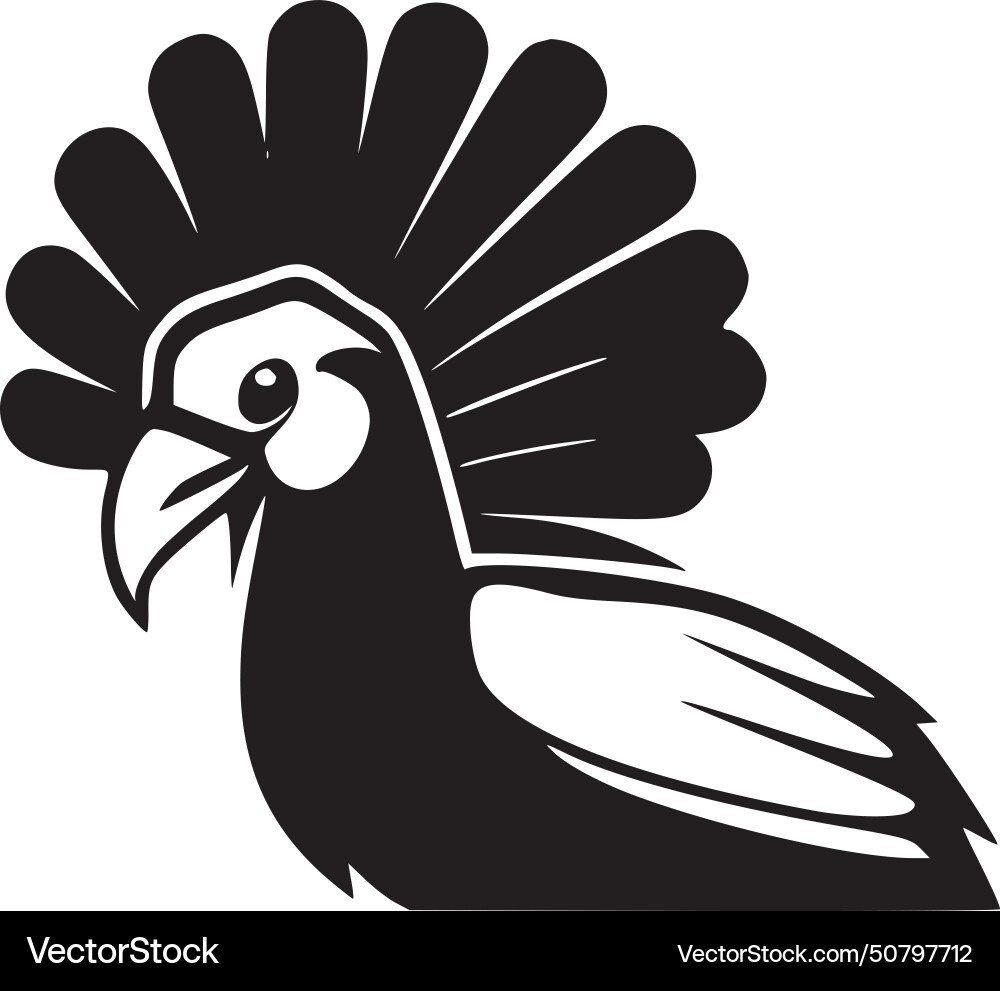 Turkey - minimalist and simple silhouette Vector Image