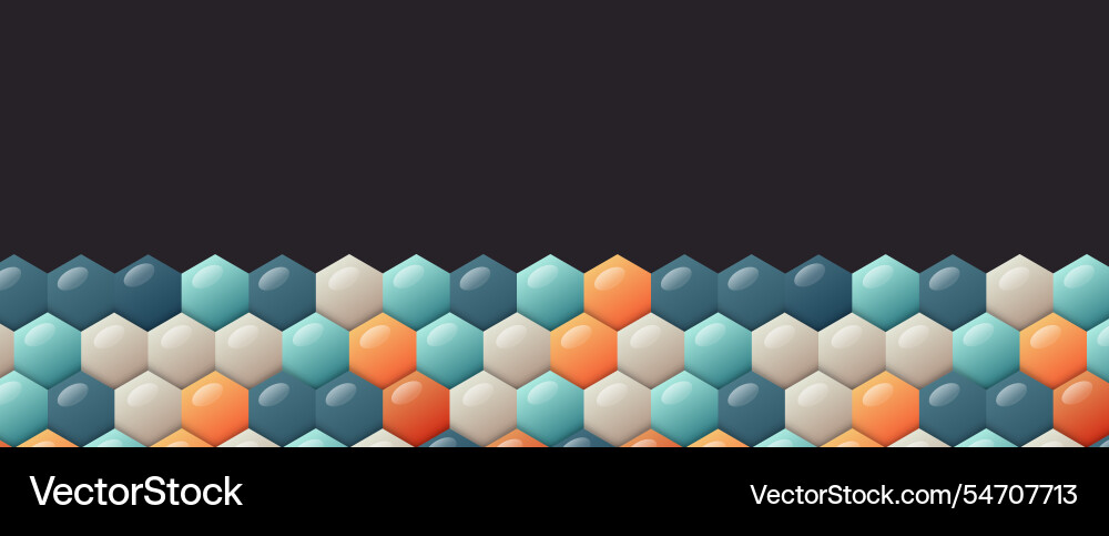 Abstract technology color hexagon background Abstract technology color hexagon background vector image