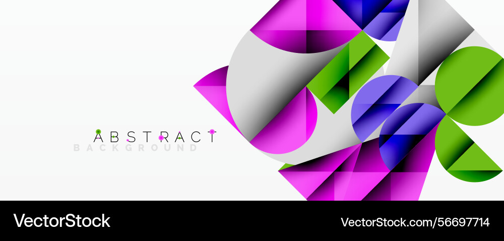 Geometric shapes overlap creating vibrant Geometric shapes overlap creating vibrant vector image