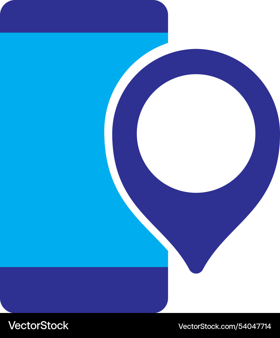 Maps and navigation gps app vector image