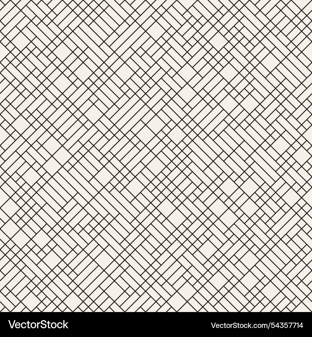 Minimalistic seamless geometric maze pattern vector image
