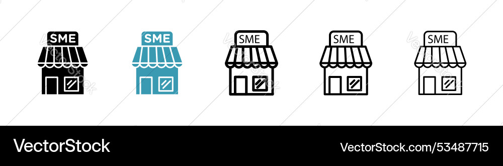 Smeline in thin line black color flat simple Vector Image