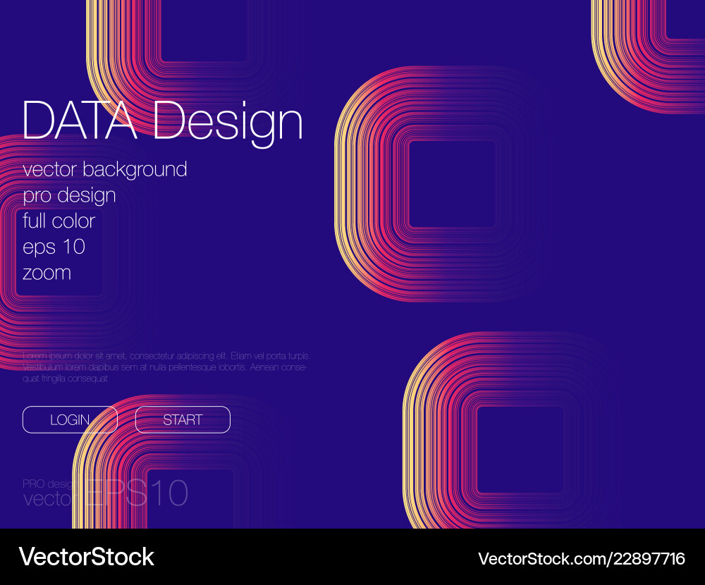 Abstract Blend Background - Neon Gradient vector image