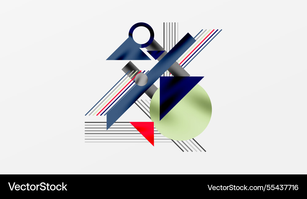 Geometric background showcasing sharp lines Vector Image
