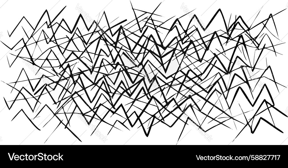 Dynamic Zigzag Pattern Vector Image