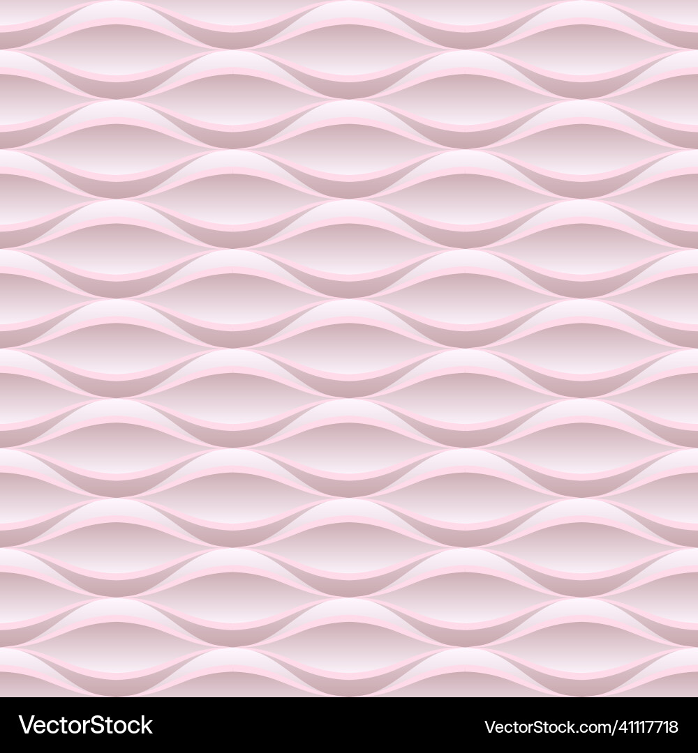 3D Wave Pattern Background vector image