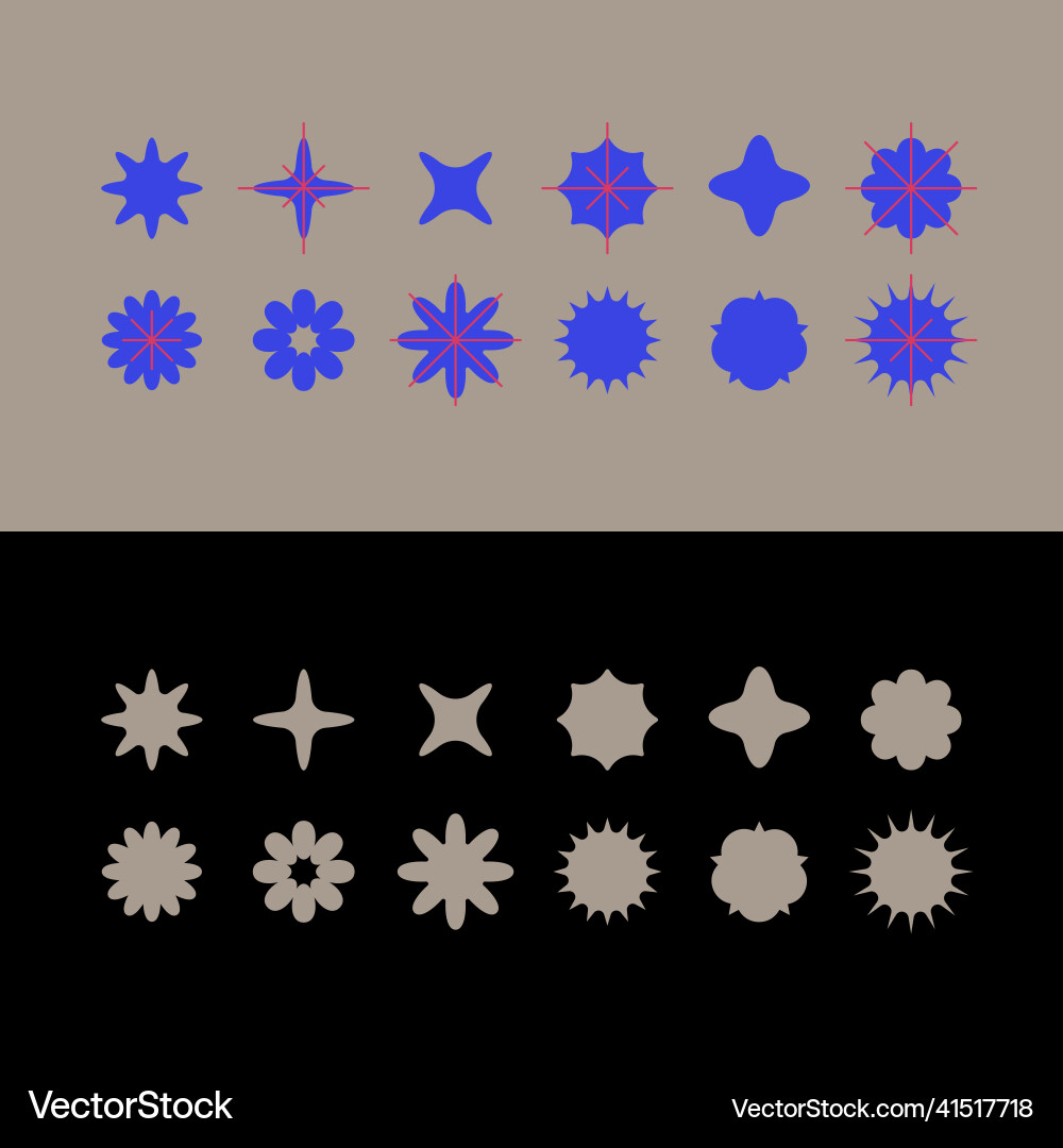 Abstract elements for design a set of different Vector Image