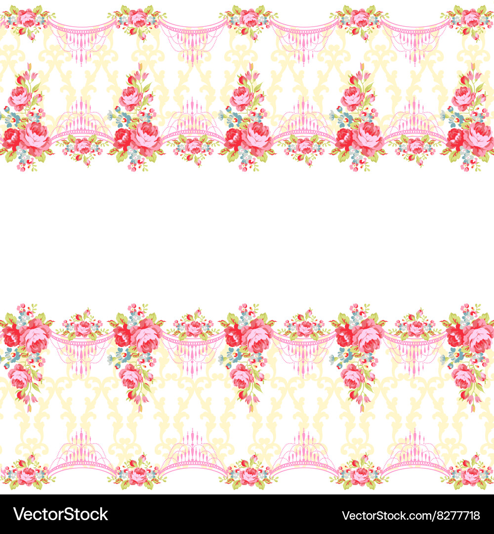 Seamless pattern with blue roses Royalty Free Vector Image