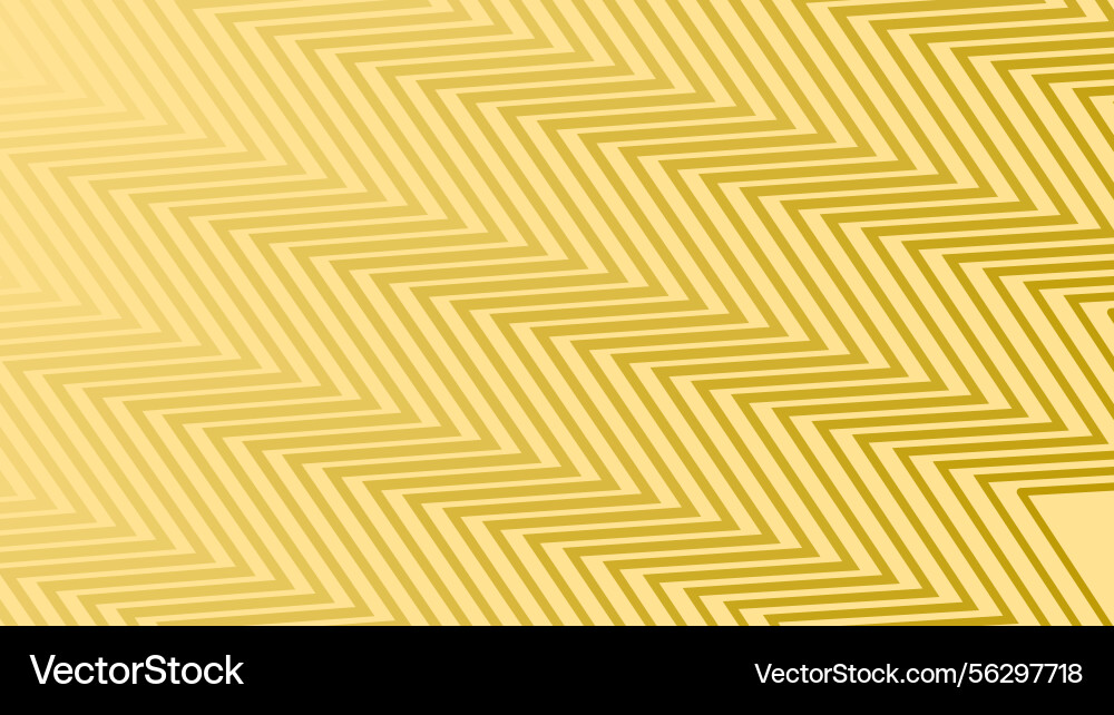 Yellow Zigzag Abstract Pattern Vector Image
