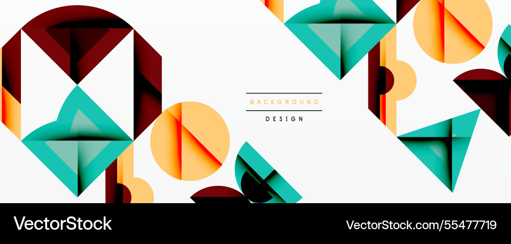Circles squares lines abstract background Circles squares lines abstract background vector image