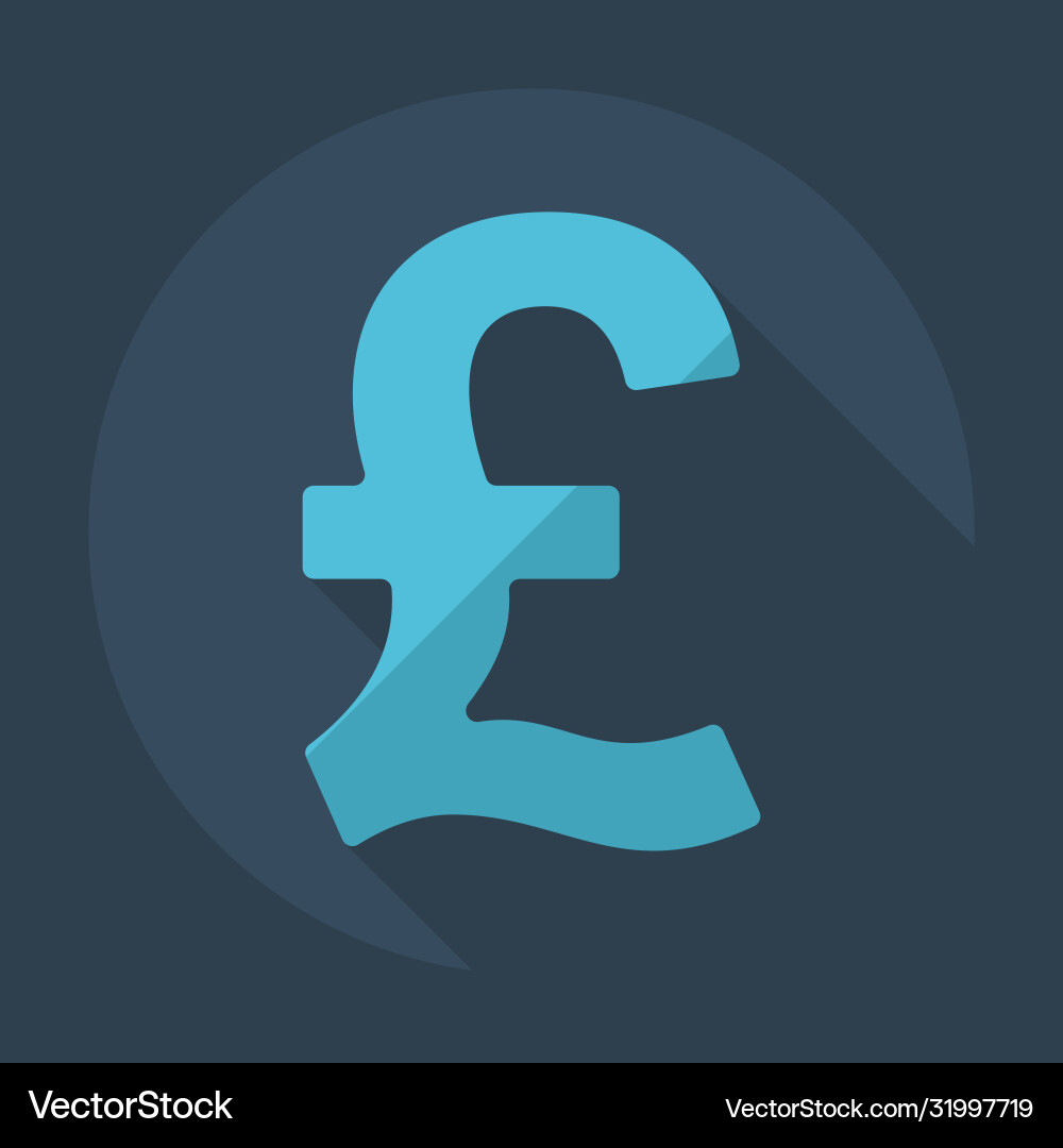Flat modern design with shadow icons currency unit Flat modern design with shadow icons currency unit Vector Image