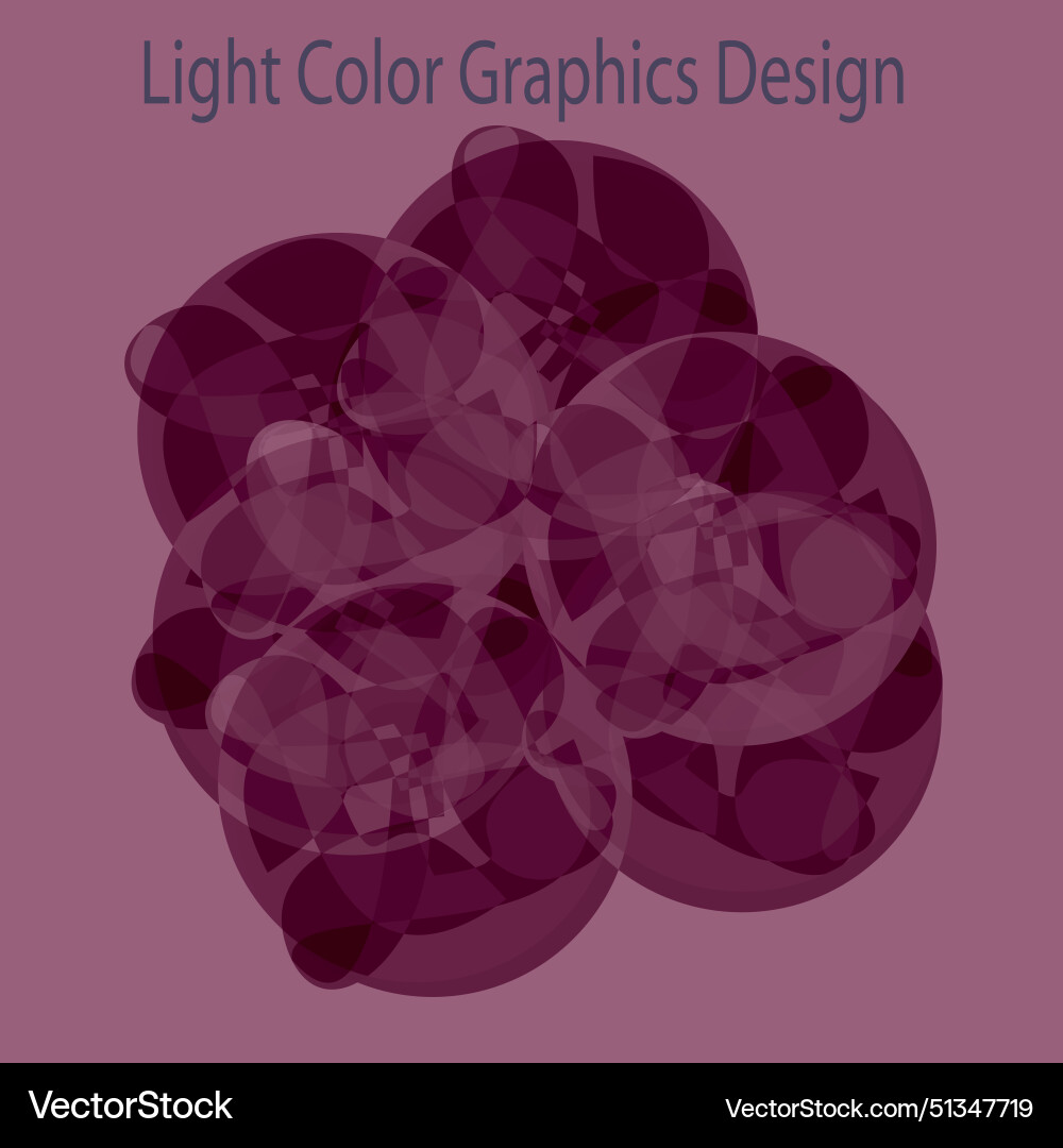 Light color graphics design Vector Image