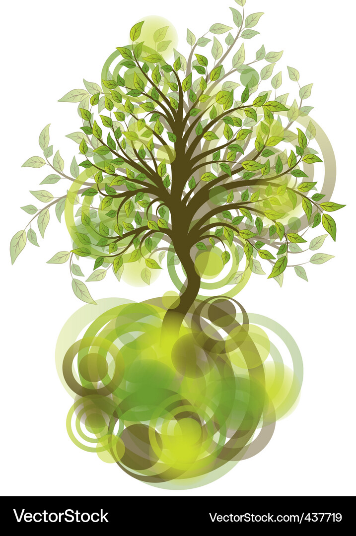 Tree background Vector Image