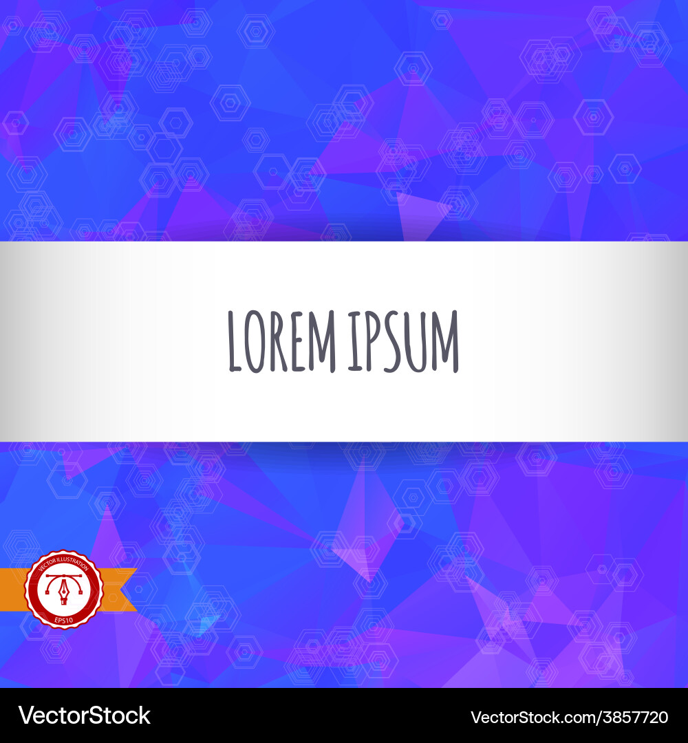 Abstract colorful triangles background vector image