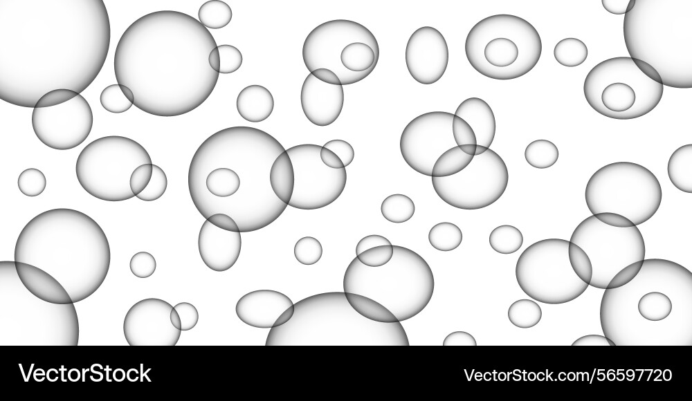 Bubble abstract background floating soap bubbles Bubble abstract background floating soap bubbles Vector Image