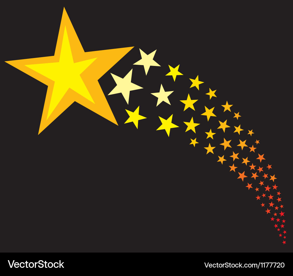 Celestial Starry Night Royalty Free Vector Image