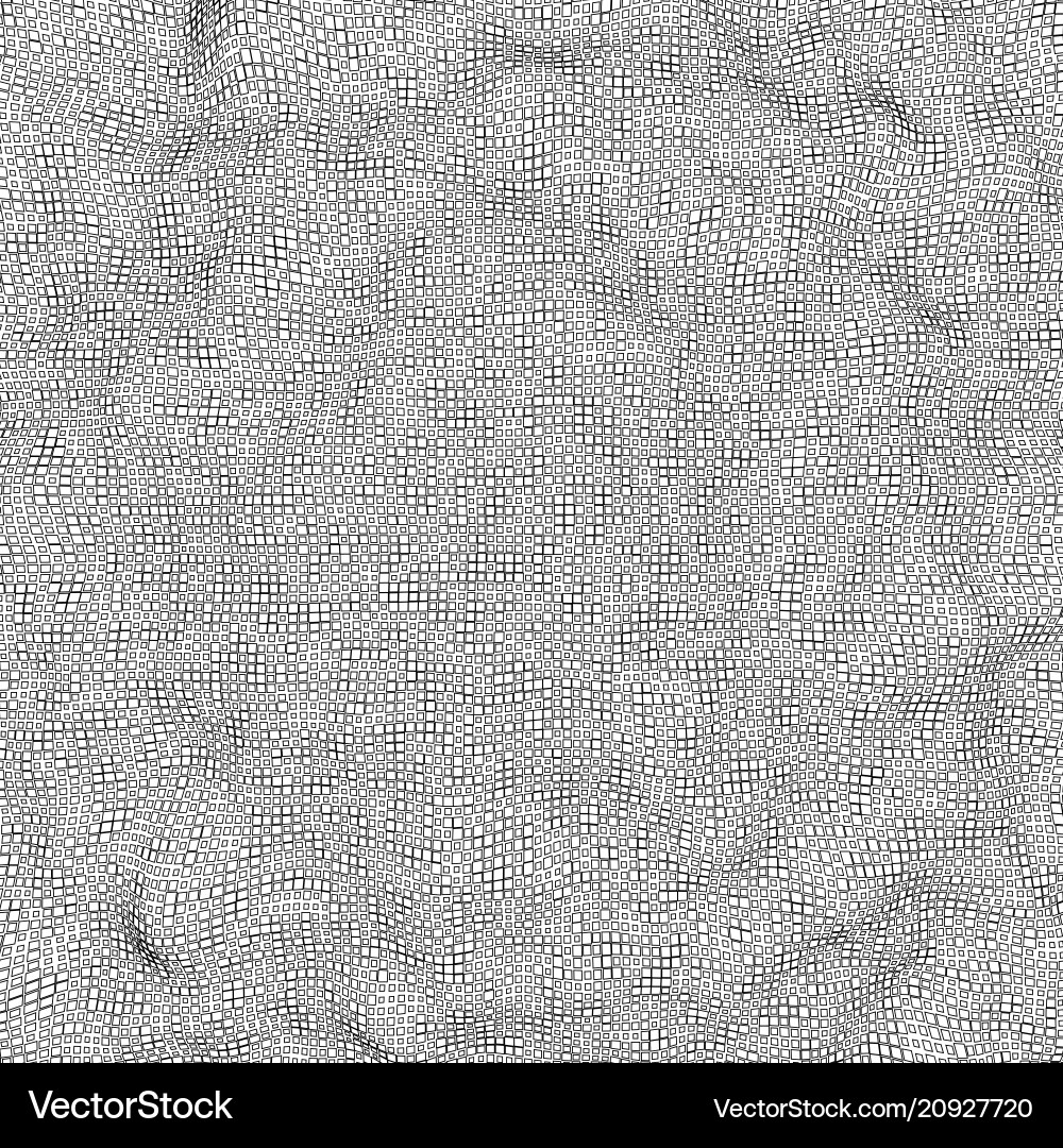 Wavy Square Texture vector image