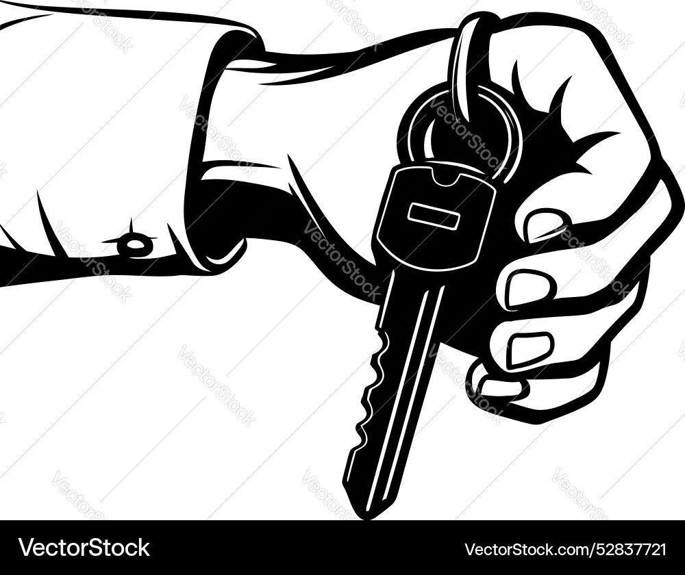 Holding the key access symbol accessible design Holding the key access symbol accessible design Vector Image
