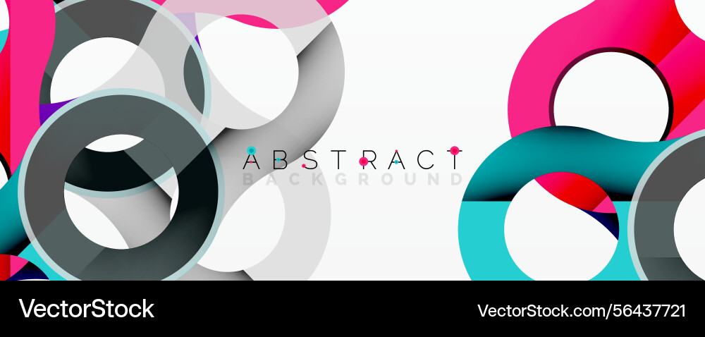 Modern abstract design overlapping circles Modern abstract design overlapping circles Vector Image