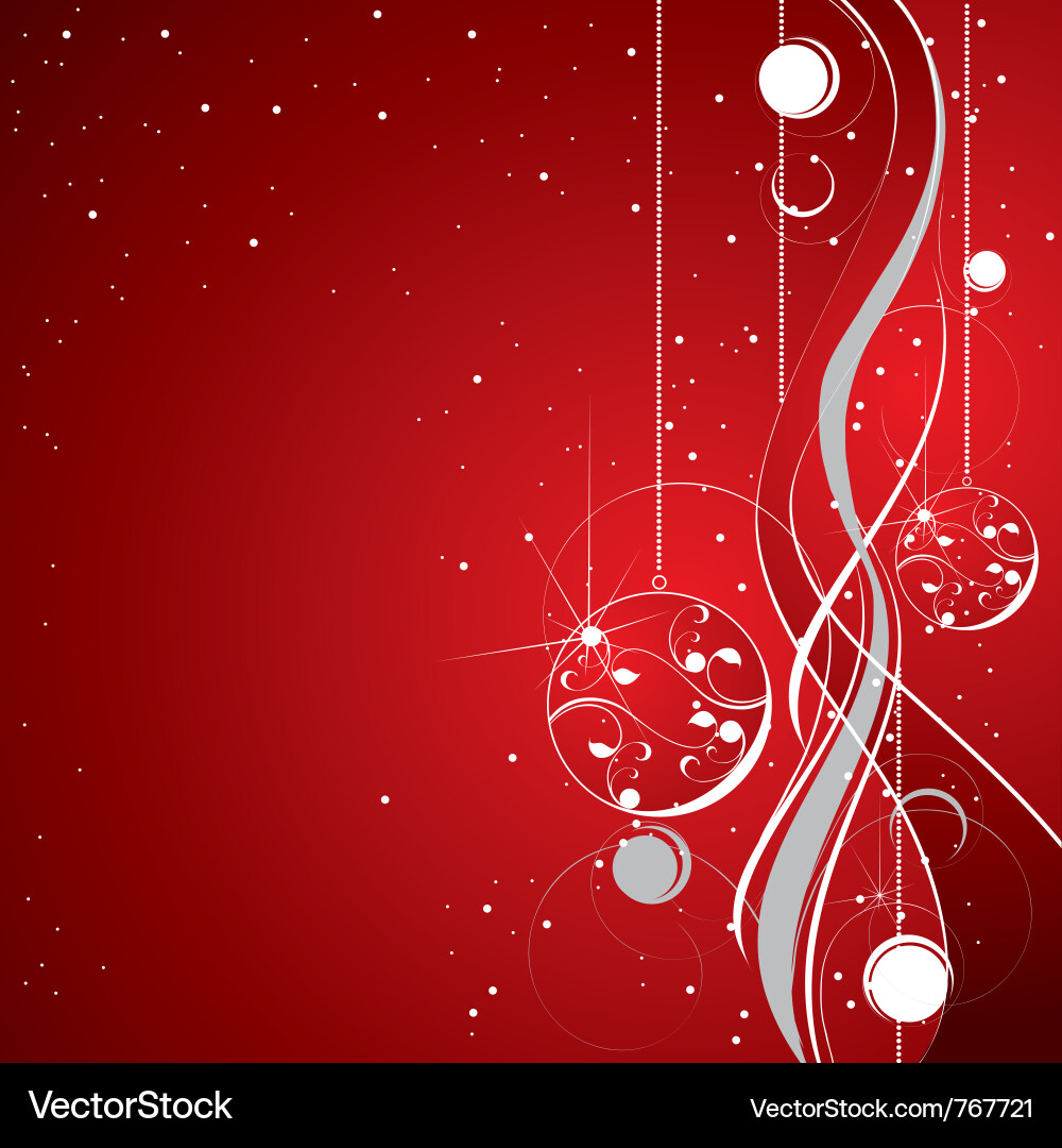 Red Sparkling Globe Background vector image