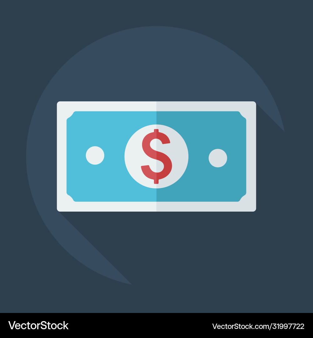 Flat modern design with shadow icons currency unit Flat modern design with shadow icons currency unit Vector Image