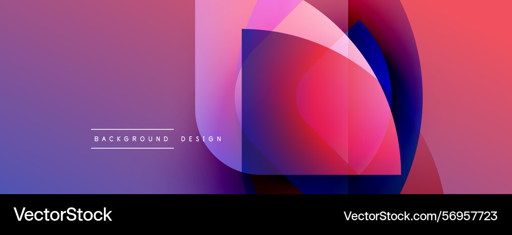 Abstract colorful design overlapping shapes Abstract colorful design overlapping shapes vector image