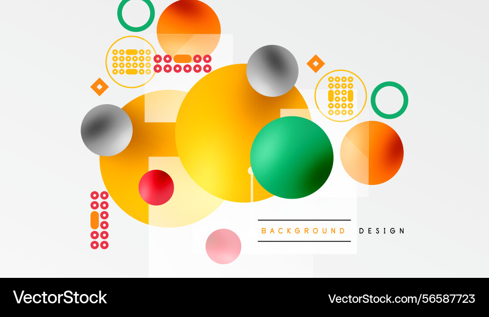 Abstract colorful shapes overlap creating dynamic Abstract colorful shapes overlap creating dynamic vector image