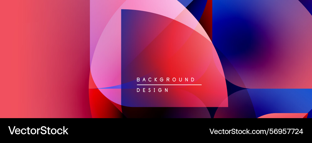 Abstract geometric shapes overlap creating Abstract geometric shapes overlap creating vector image