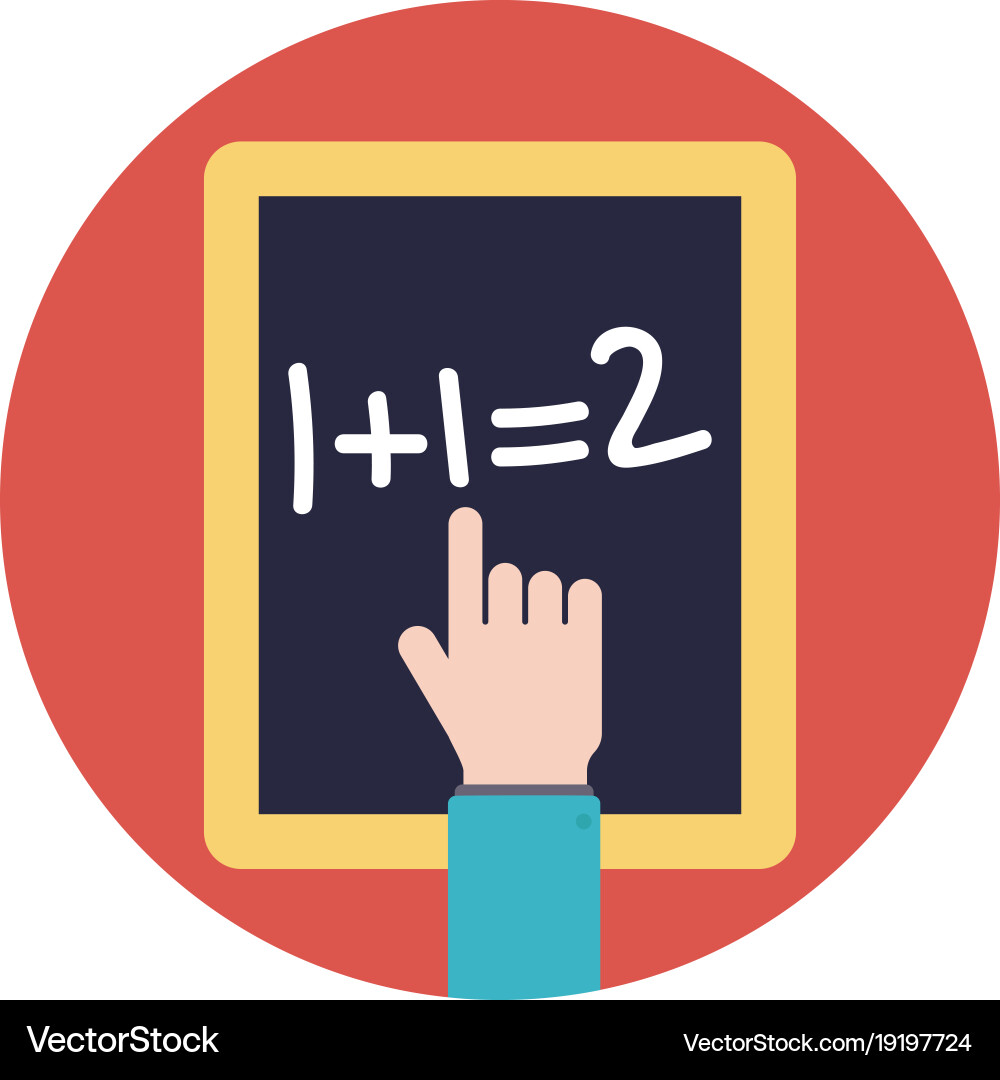 Addition Sum Calculator Icons vector image