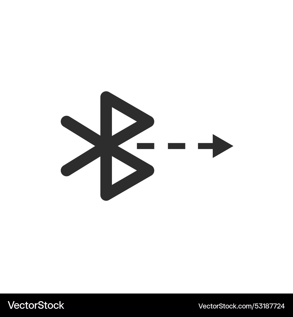 Bluetooth connectivity icon element design Bluetooth connectivity icon element design vector image