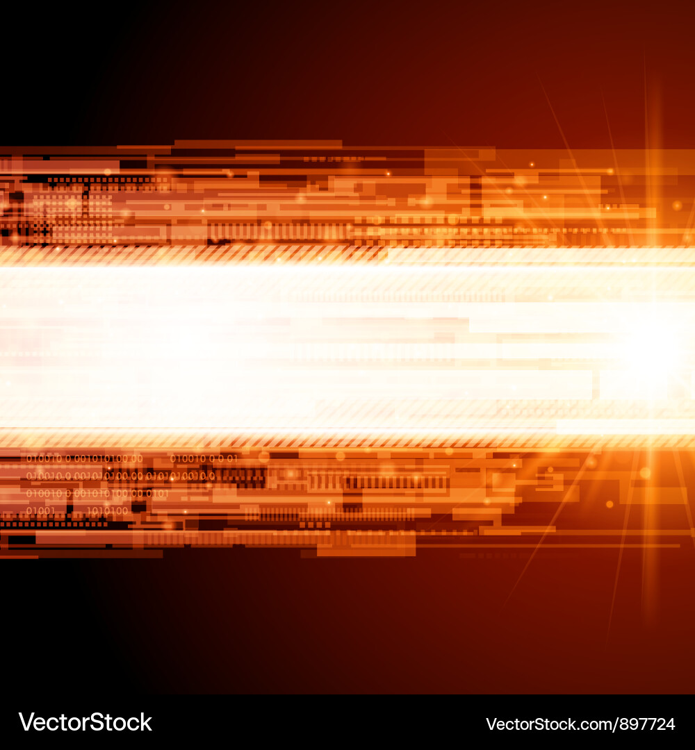Dynamic Technology Stream Background vector image