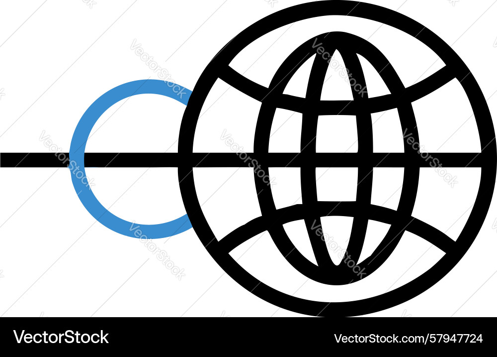 Global Connection Icon Vector Image