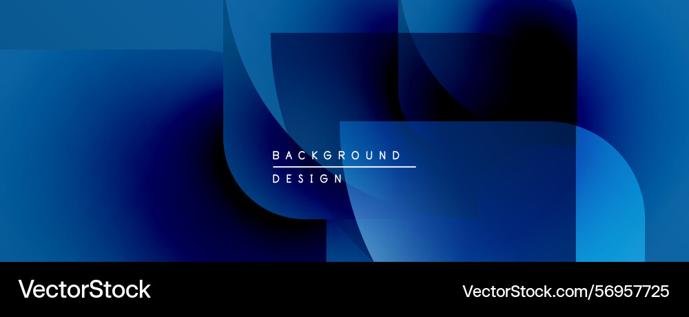 Abstract blue gradients overlap creating dynamic Abstract blue gradients overlap creating dynamic vector image