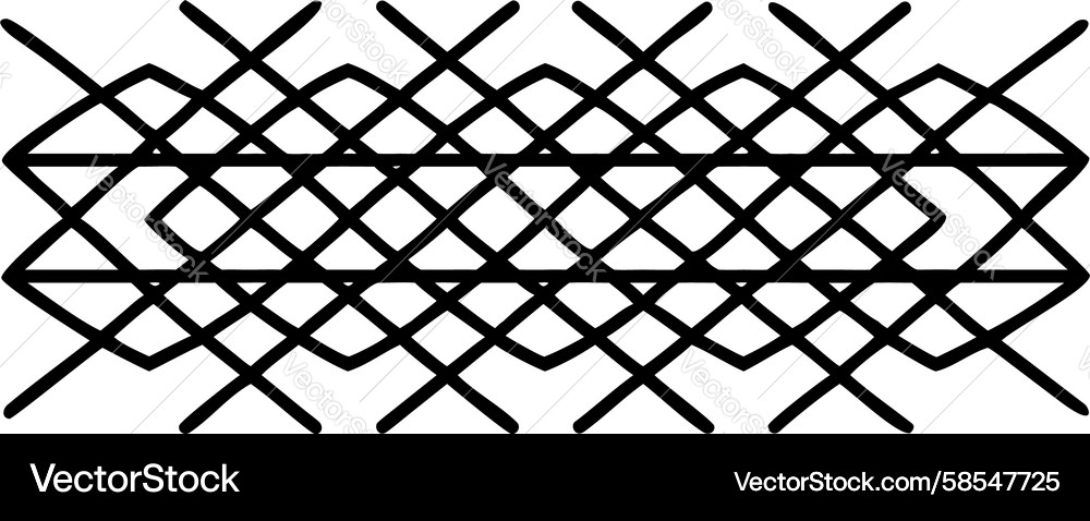 Crossed Hatching Line Pattern Vector Image