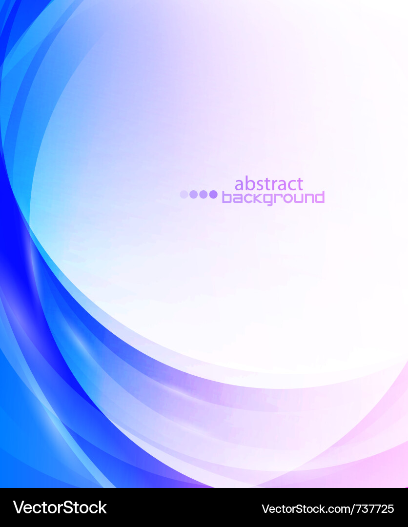 Dynamic Blue Wave Background Vector Image