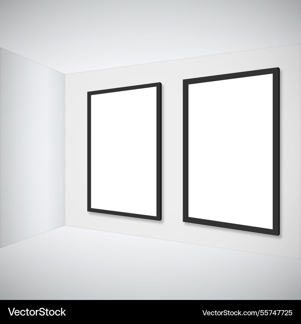 Empty frames Vector Image