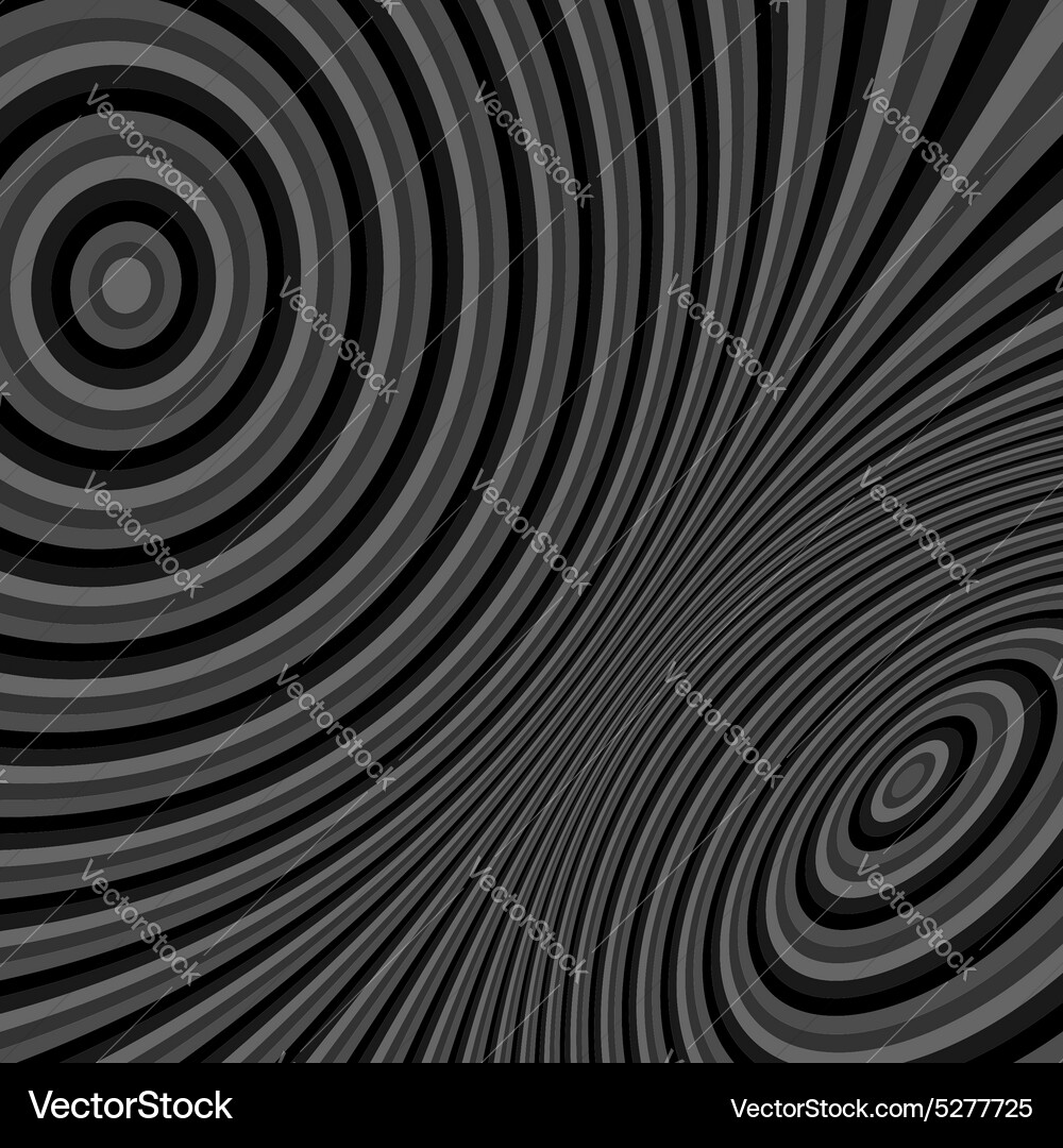 Swirl Optical Pattern Background Vector Image