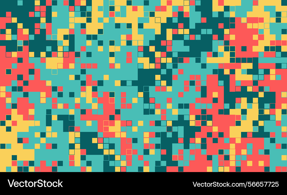 Vibrant abstract pixel art background a dynamic Vibrant abstract pixel art background a dynamic Vector Image