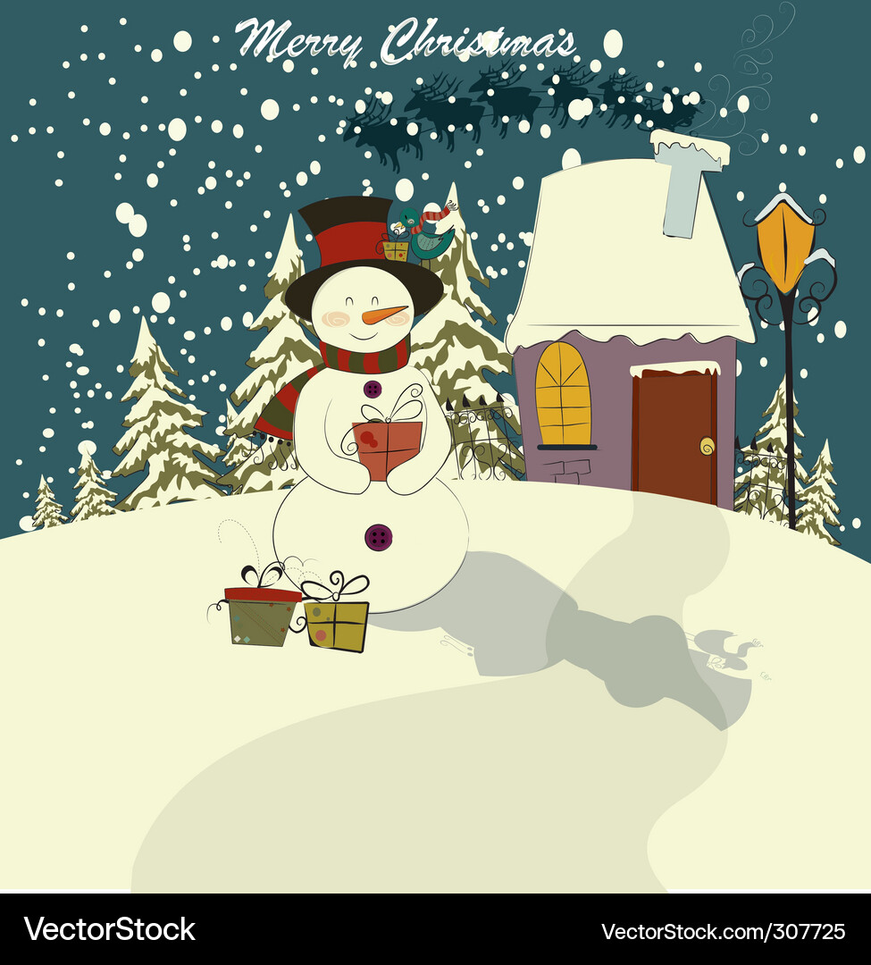 Winter Wunderland Vektorbild