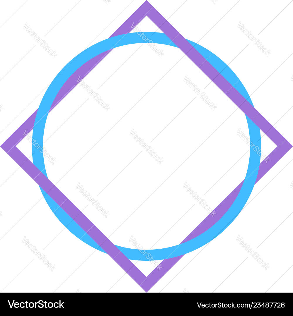 Abstract geometric element created using square Abstract geometric element created using square vector image