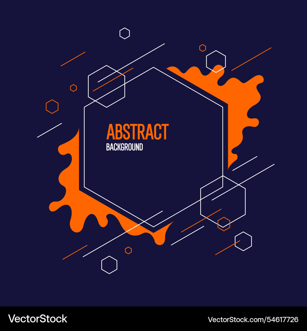 Background with abstract shapes a template Background with abstract shapes a template vector image
