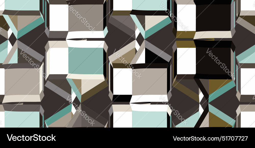 Abstract geometric pattern using modern colors Vector Image