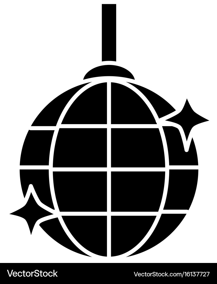 Disco lamp icon (16137727) – Royalty-Free Vector | VectorStock, image size:824x1080