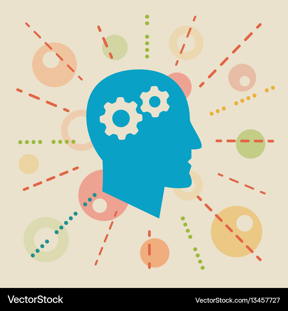 Knowledge & Brain Concepts Vector Image