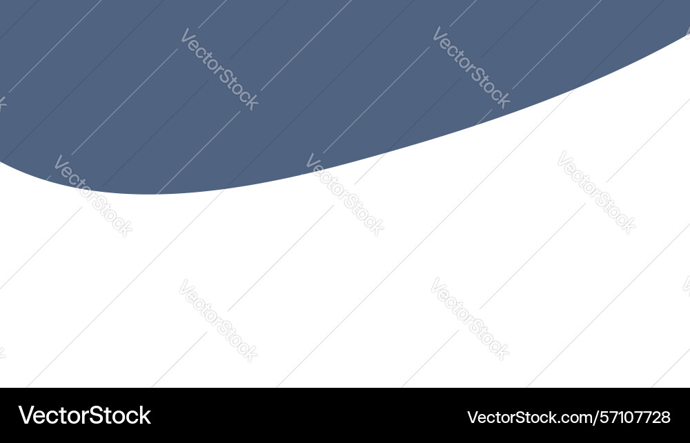 Abstract header template with light blue curve vector image