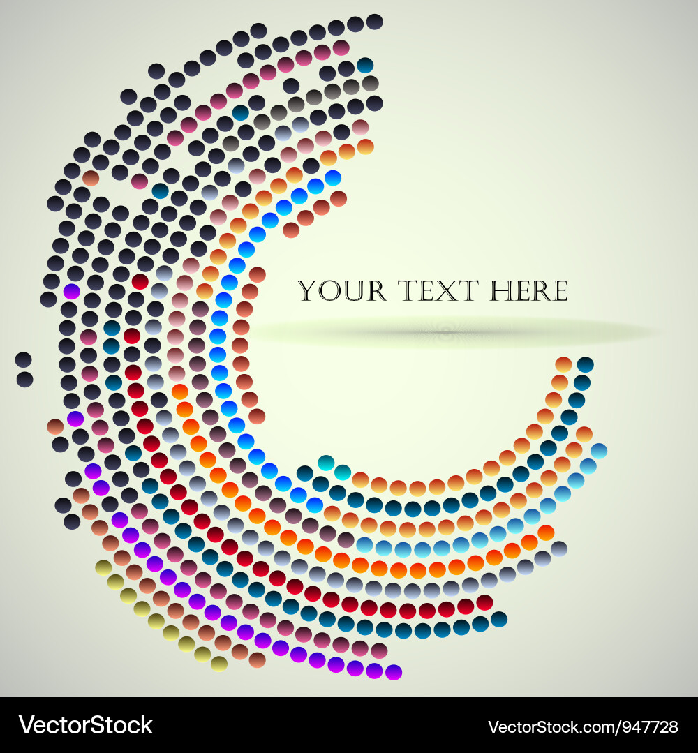 Colorful Mosaic Pattern Vector Image