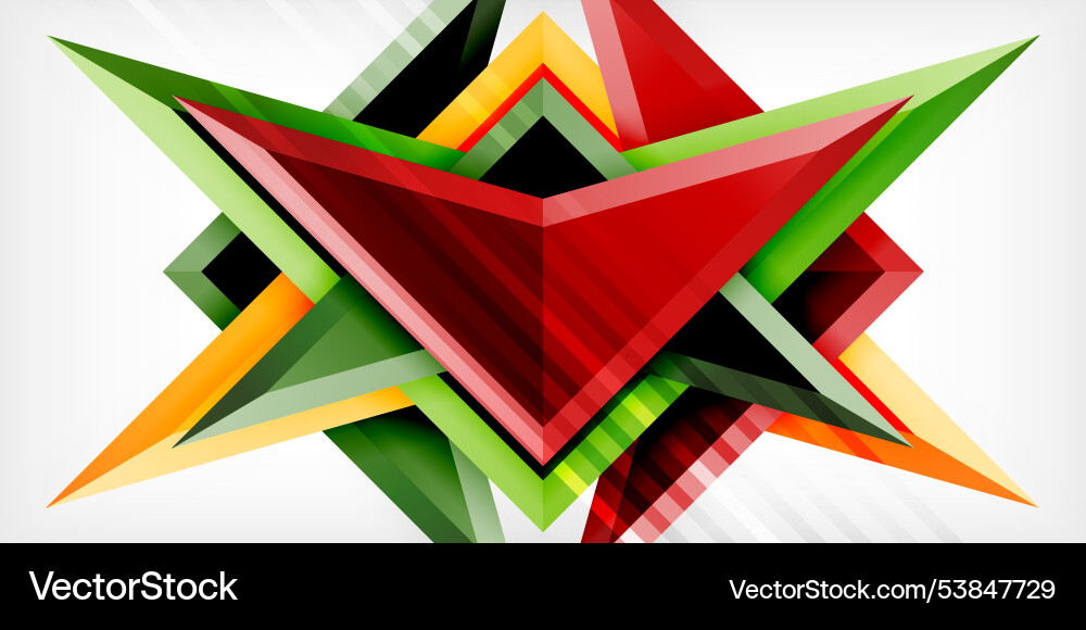 Abstract background color triangles and arrows Abstract background color triangles and arrows Vector Image