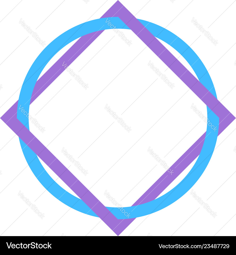 Abstract geometric element created using square Abstract geometric element created using square vector image